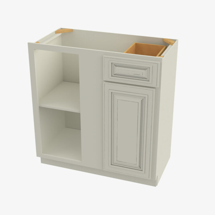 Forevermark SL BBLC3942 36W Double Door 36 Inch Base Blind Corner Cabinets Cabinet Signature Pearl White 36 Inch Cabinet 2