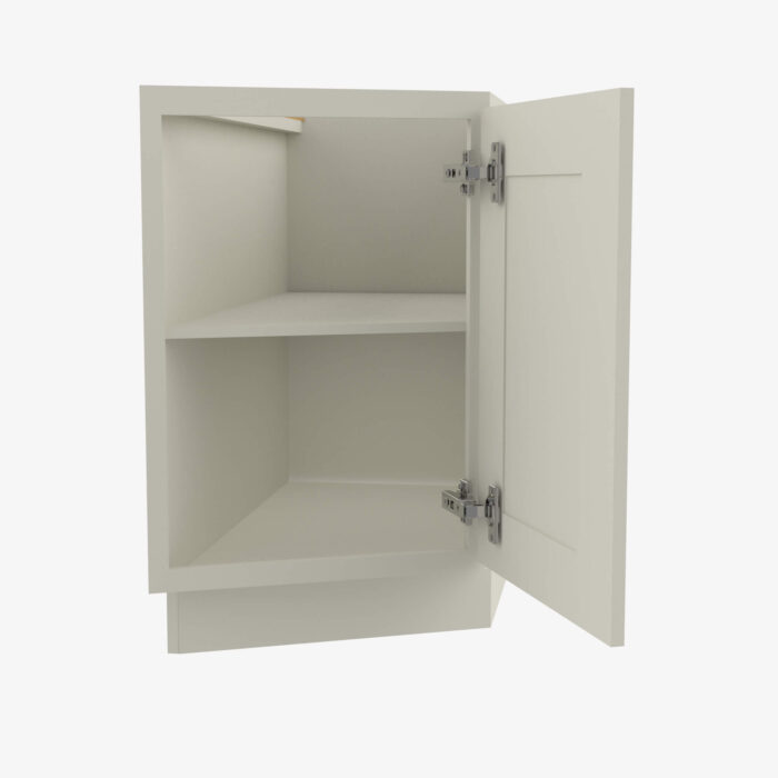 Forevermark SL BTC12L Single Door Cabinets 12 Inch Base Base Transitional Cabinet Left Signature Pearl White 12 Inch Cabinet 3