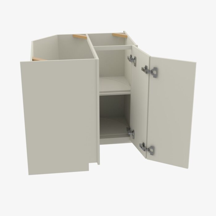 Forevermark SL LS3309 Single Door Cabinets 33 Inch Lazy Susan Cabinets Base Cabinet Signature Pearl White 33 Inch Cabinet 3