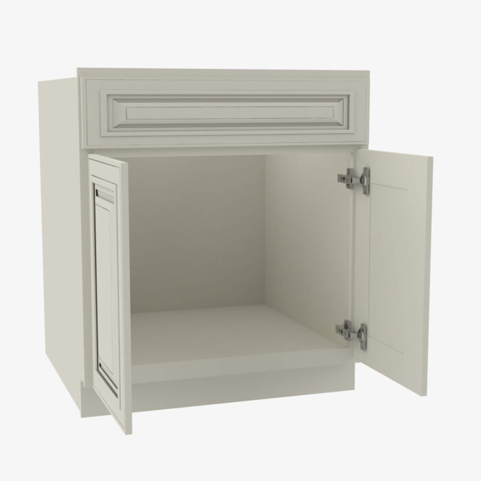 Forevermark SL S2421B 34 12 Double Door 24 Inch Sink Base Vanity with Drawers Signature Pearl White 24 Inch Cabinet 3