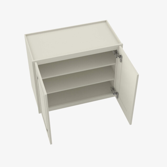 Forevermark SL W2442B Double Door 24 Inch Wall Cabinet Signature Pearl White 24 Inch Cabinet 4