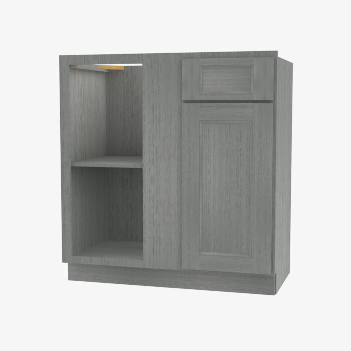 Forevermark TG BBLC3942 36W Double Door 36 Inch Base Blind Corner Cabinets Cabinet Midtown Grey Grey 36 Inch Cabinet 3
