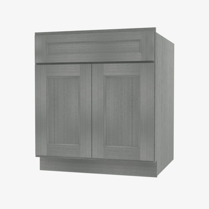 Forevermark TG S2421B 34 12 Double Door 24 Inch Sink Base Vanity with Drawers Midtown Grey Grey 24 Inch Cabinet 3