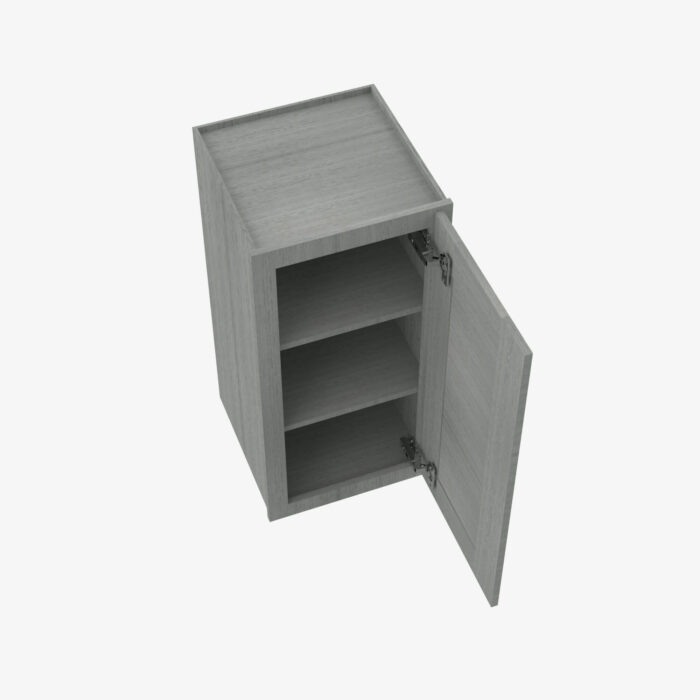 Forevermark TG W0930 Single Door Cabinets 9 Inch Wall Cabinet Midtown Grey Grey 9 Inch Cabinet 4