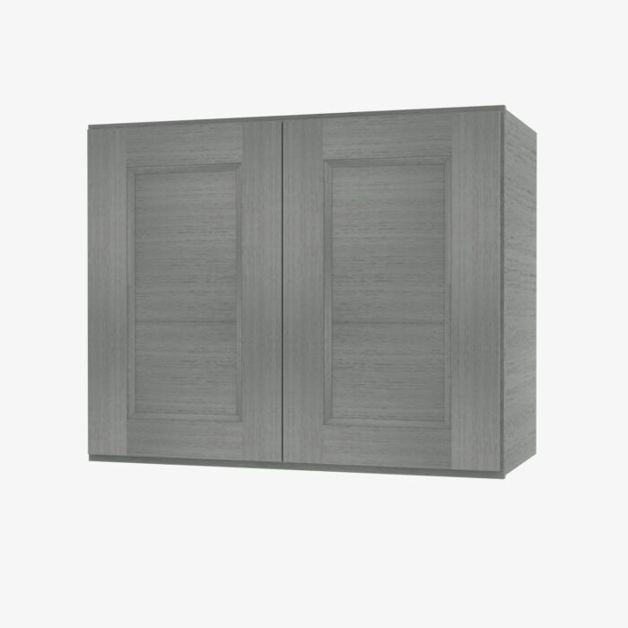 Forevermark TG W2430B Double Door 24 Inch Wall Cabinet Midtown Grey Grey 24 Inch Cabinet 3