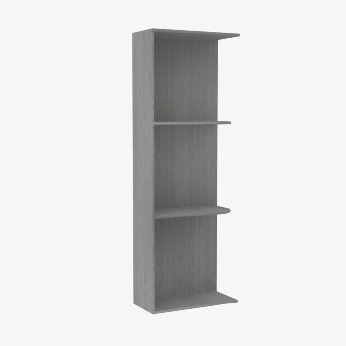 Forevermark TG WES530 Wall End Shelf with Open Shelves TSG Forevermark Midtown Grey Grey 5 Inch Cabinet 3