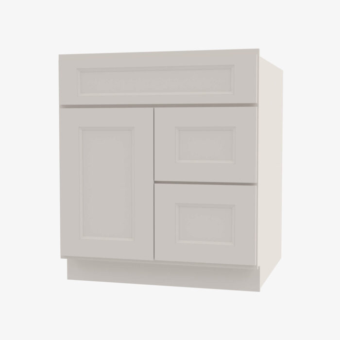 Forevermark TQ S3021DR 34 12 Single Door Cabinets 30 Inch Combo Vanity with Right Drawer Townplace Crema Cream 30 Inch Cabinet 6