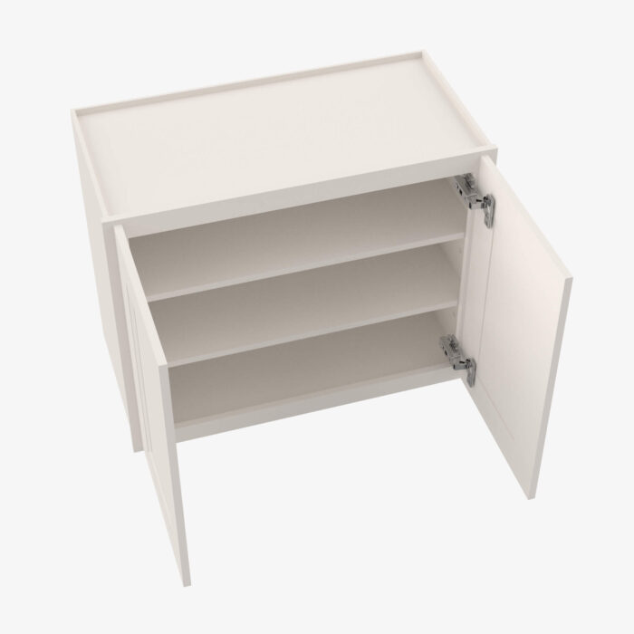 Forevermark TQ W2430B Double Door 24 Inch Wall Cabinet Townplace Crema Cream 24 Inch Cabinet 4