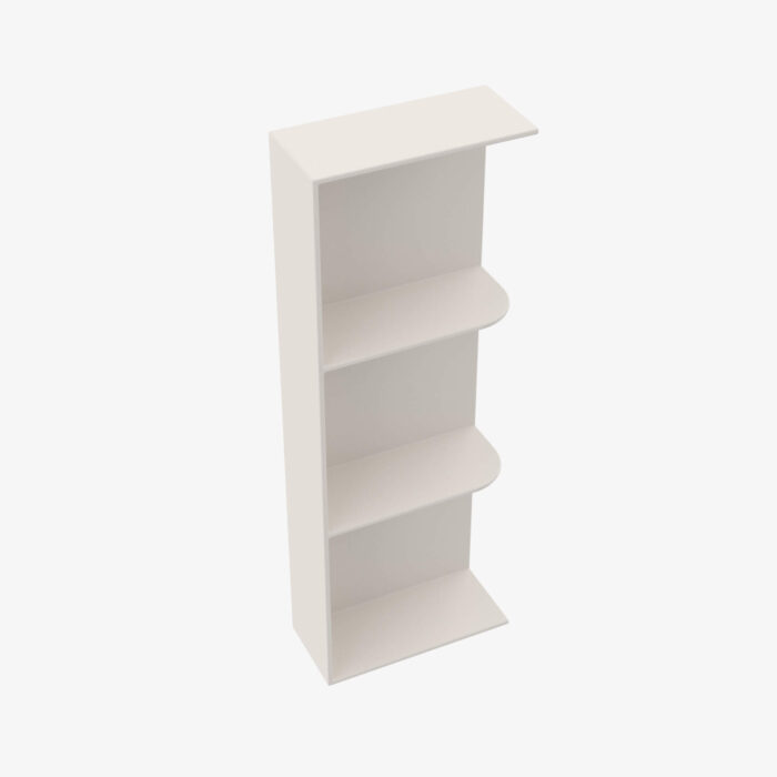 Forevermark TQ WES530 Wall End Shelf with Open Shelves TSG Forevermark Townplace Crema Cream 5 Inch Cabinet 4