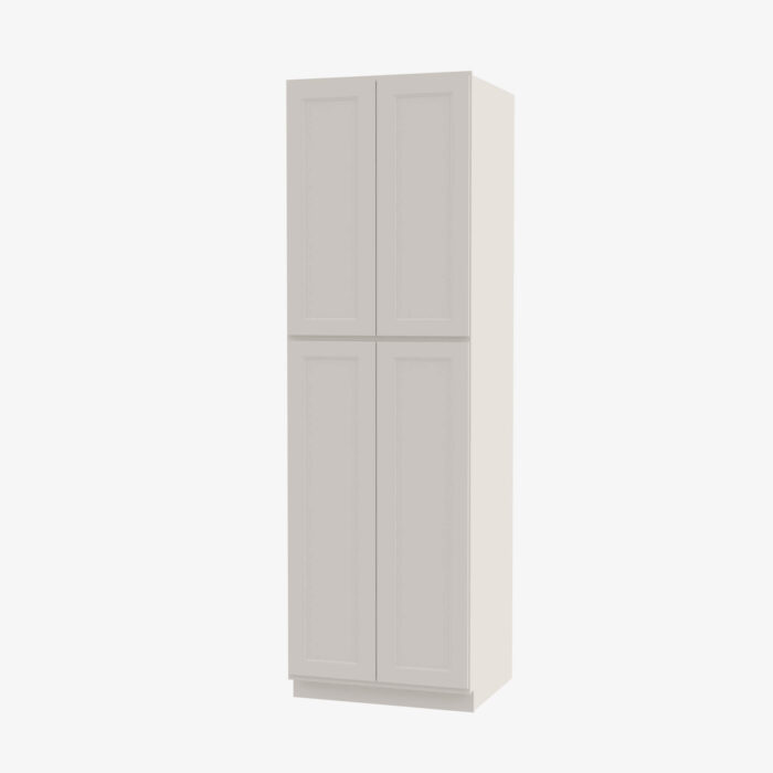 Forevermark TQ WP2490B Tall Wall Pantry Cabinet with Butt Doors TSG Forevermark Townplace Crema Cream 0 Cabinet 6