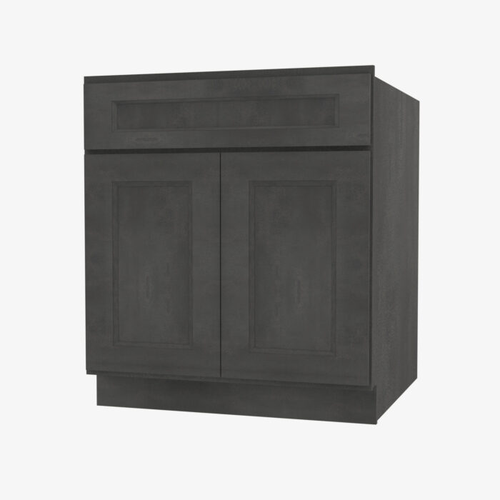 Forevermark TS SB24 Double Door 24 Inch Sink Base Cabinet Townsquare Grey Grey 24 Inch Cabinet 2