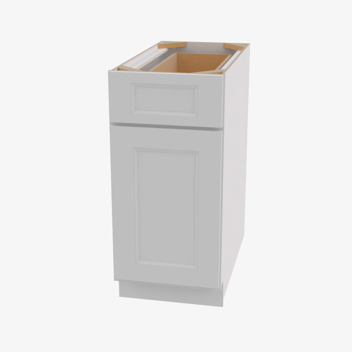 Forevermark TW B12 Single Door Cabinets 12 Inch Base Cabinet Uptown White White 12 Inch Cabinet 2