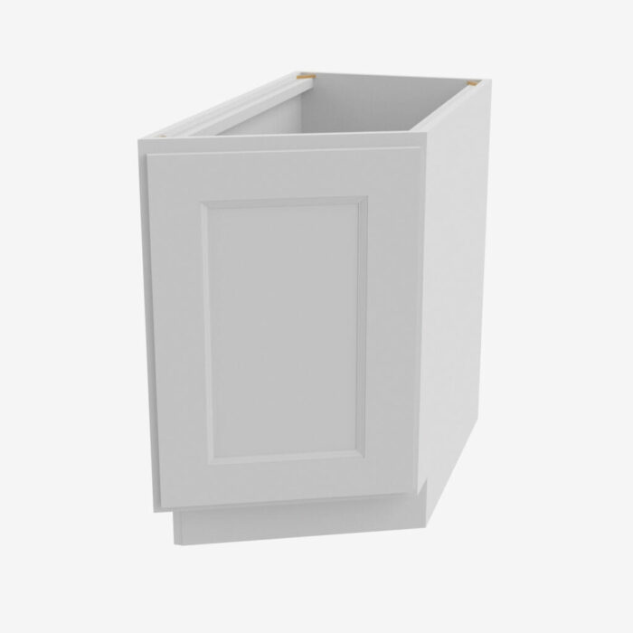 Forevermark TW BTC12L Single Door Cabinets 12 Inch Base Base Transitional Cabinet Left Uptown White White 12 Inch Cabinet 2