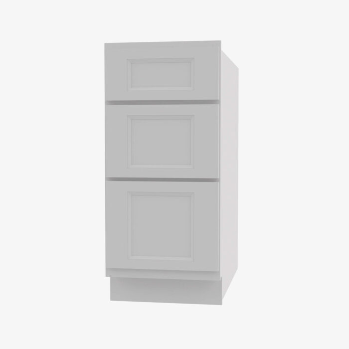 Forevermark TW DB36 3 36 Inch 3 Drawer Pack Base Cabinet Uptown White White 36 Inch Cabinet 6