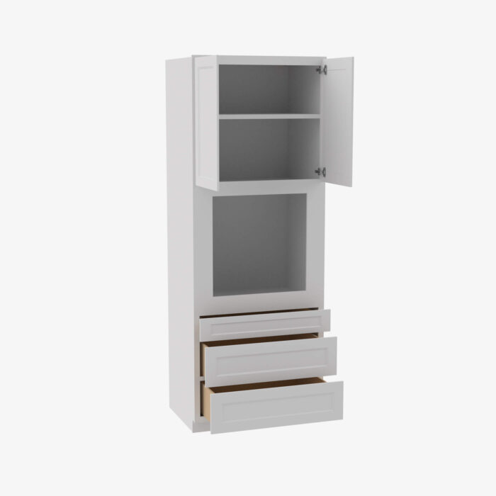Forevermark TW OC3396B 33 Inch Tall Oven Cabinet Uptown White White 33 Inch Cabinet 3