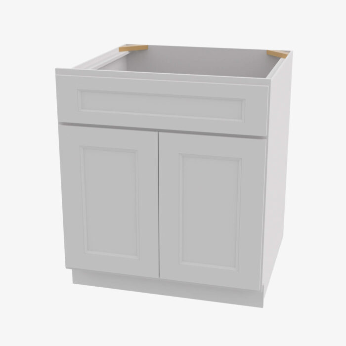 Forevermark TW S2421B 34 12 Double Door 24 Inch Sink Base Vanity with Drawers Uptown White White 24 Inch Cabinet 2