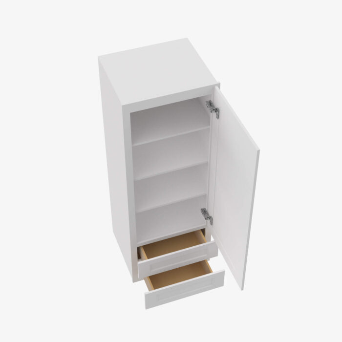 Wall Cabinet – 2 Built-in Drawer TW-W2D1848 Forevermark Uptown White Shaker - Image 9
