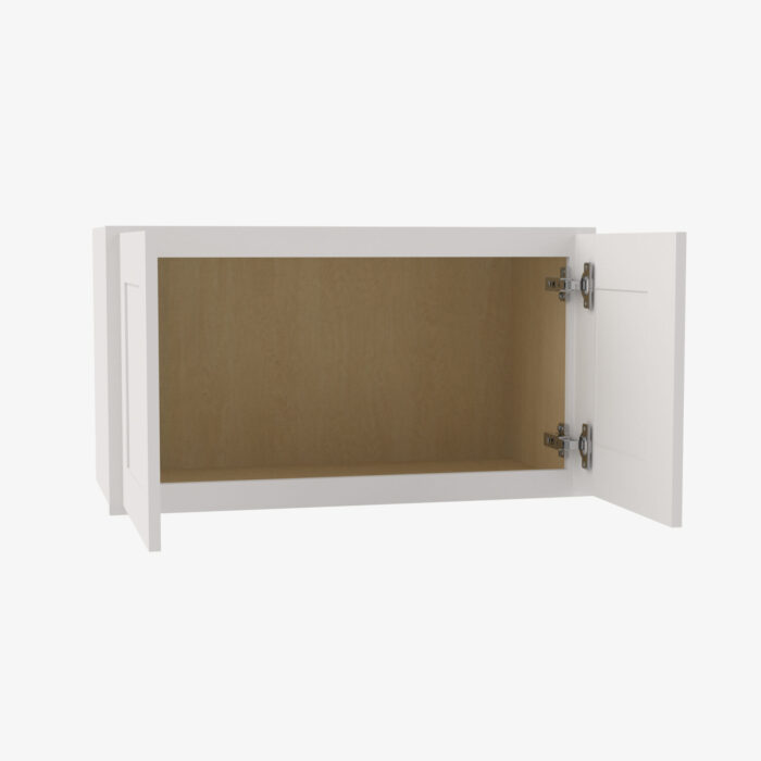 Forevermark VW W2418B Double Door 24 Inch Wall Cabinet Rio Vista White Shaker White 24 Inch Cabinet