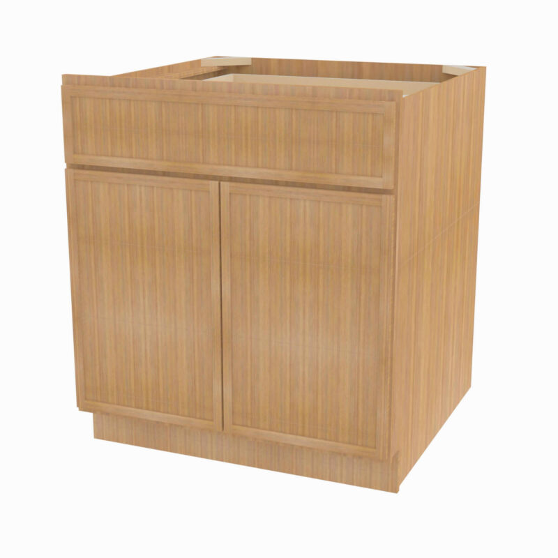 Forevermark Petit OAK Double (Butt) Door Cabinet