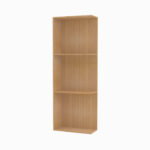 Brown Wall End Shelf – Open