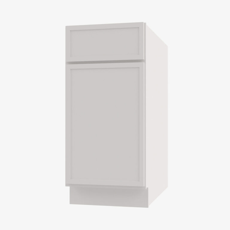 Single Door Base Cabinet PW-B18 Forevermark Petit White