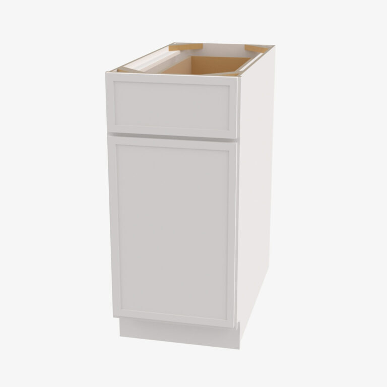 Single Door Base Cabinet   Petit White Cabinet