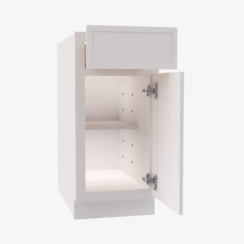 Double (Butt) Door Cabinet PW-B24B Forevermark Petit White