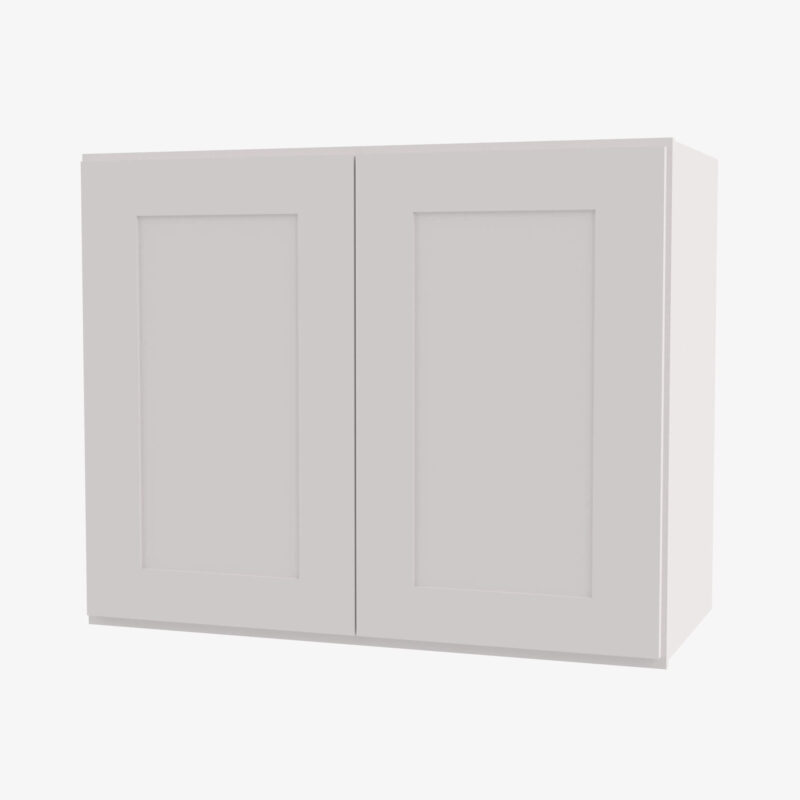 Double (Butt) Door Wall Kitchen Cabinet AZ-W3030B Forevermark Champagne Maple Shaker