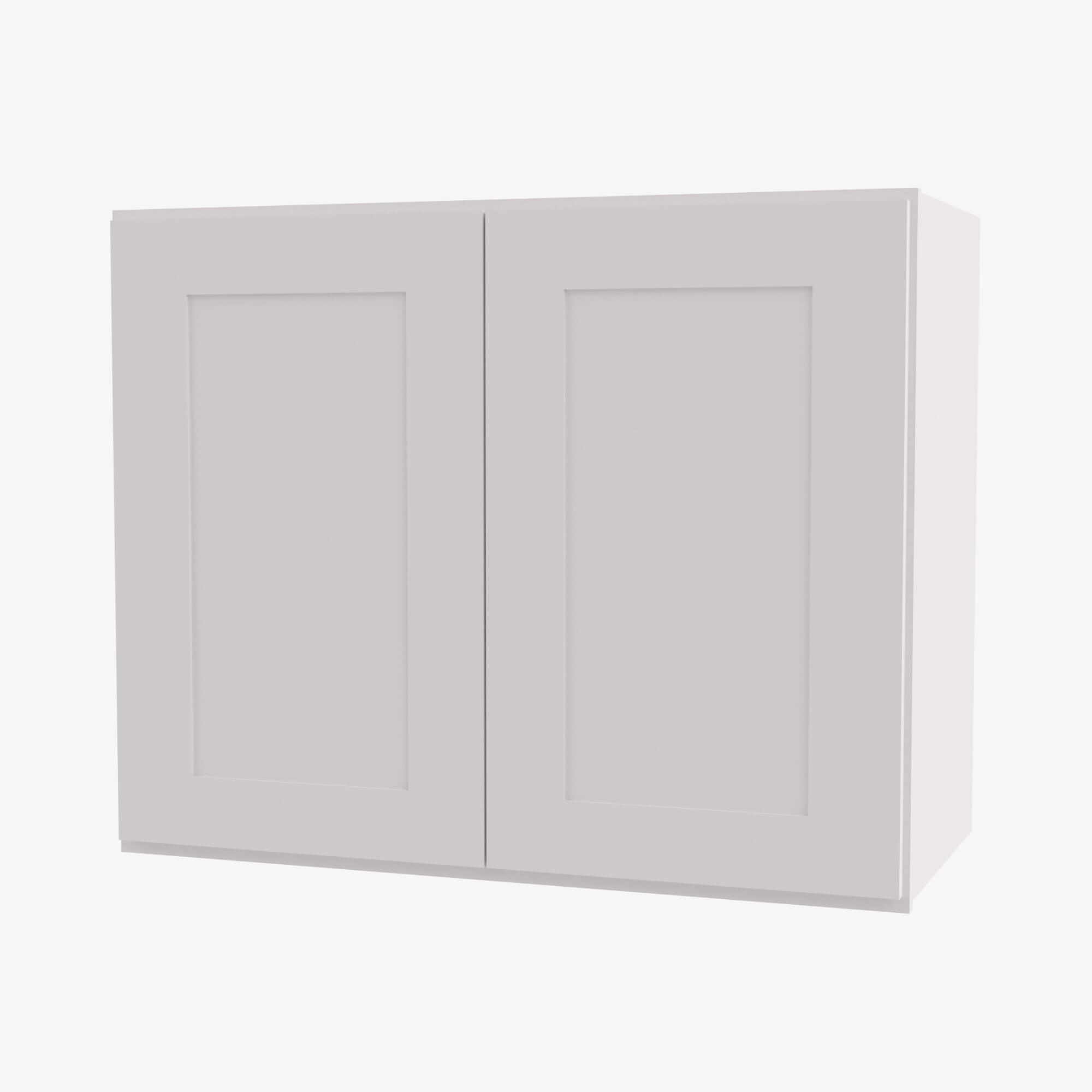 Double (Butt) Door Wall Kitchen Cabinet AZ-W3030B Forevermark Champagne Maple Shaker