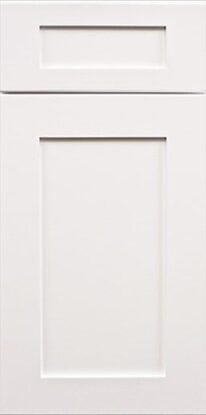 Forevermark Cabinetry Ice White Shaker Sample Door