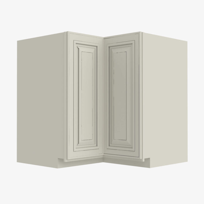 sl ls3309 single door 33 inch lazy susan base cabinet signature pearl