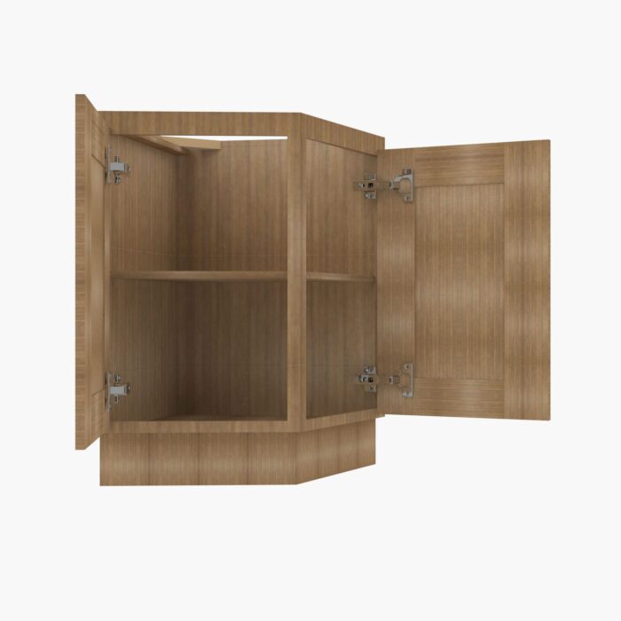 Forevermark AR AB24 24 Inch Base Angle Base Cabinets Cabinet Woodland Brown Shaker Brown 24 Inch Cabinet 4