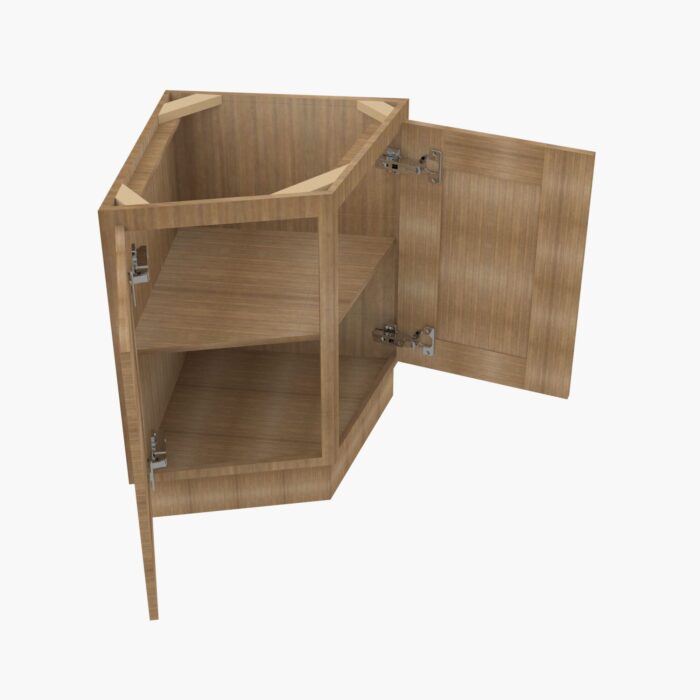 Forevermark AR AB24 24 Inch Base Angle Base Cabinets Cabinet Woodland Brown Shaker Brown 24 Inch Cabinet