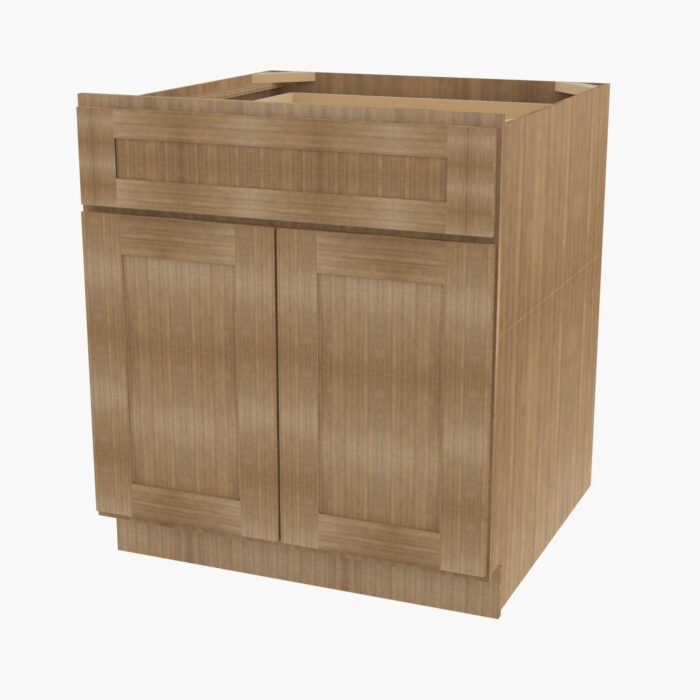 Forevermark AR B36B Double Door 36 Inch Base Cabinet Woodland Brown Shaker Brown 36 Inch Cabinet 3