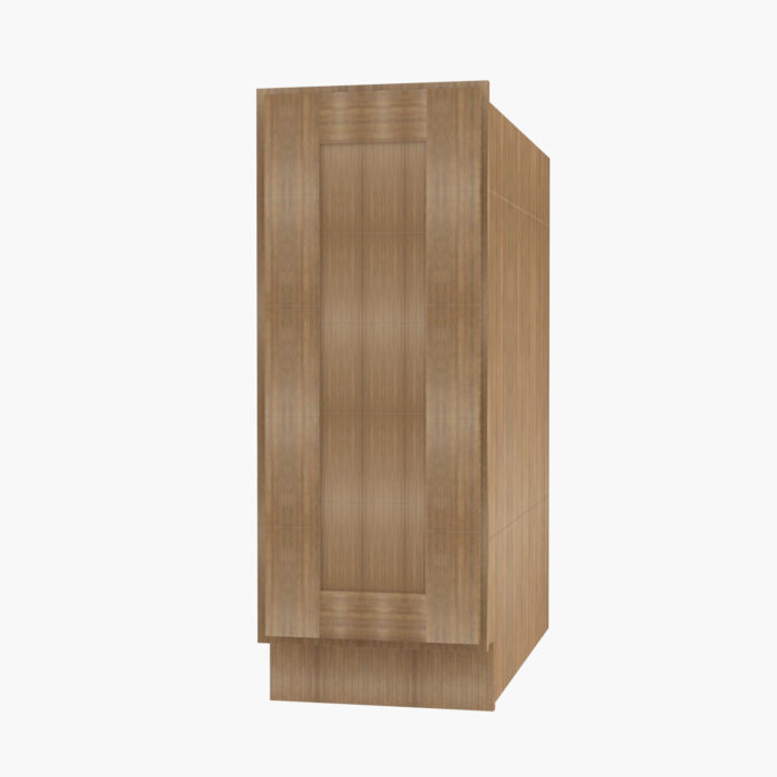 Forevermark AR FB09 Full Height Single Door Cabinets 9 Inch Base Cabinet Woodland Brown Shaker Brown 9 Inch Cabinet