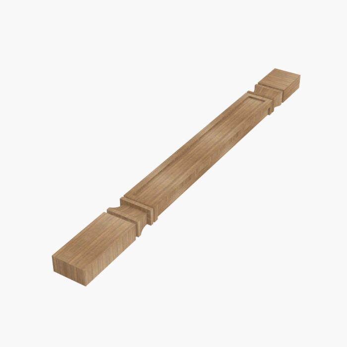 Forevermark AR POLE75 B3 Trimmable Half Decor Leg including WF3 TSG Forevermark Woodland Brown Shaker Brown 36 Inch Cabinet