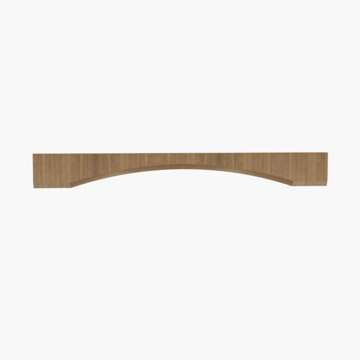 Forevermark AR VAL48S Arch Panel Valance TSG Forevermark Woodland Brown Shaker Brown 48 Inch Cabinet