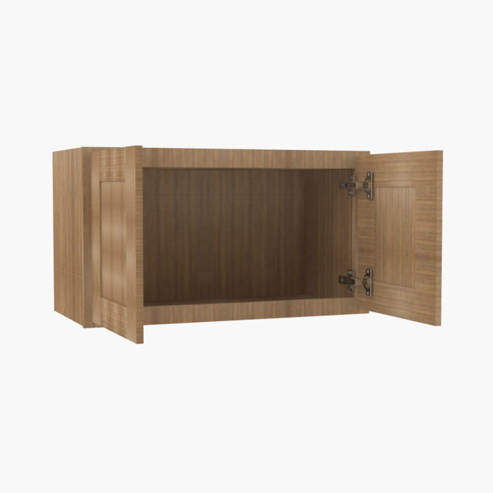 Forevermark AR W3624B Double Door 36 Inch Wall Cabinet Woodland Brown Shaker Brown 36 Inch Cabinet