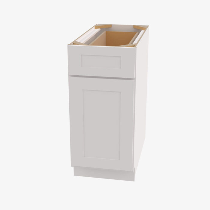 Forevermark AW B09 Single Door Cabinets 9 Inch Base Cabinet Ice White Shaker White 9 Inch Cabinet 2