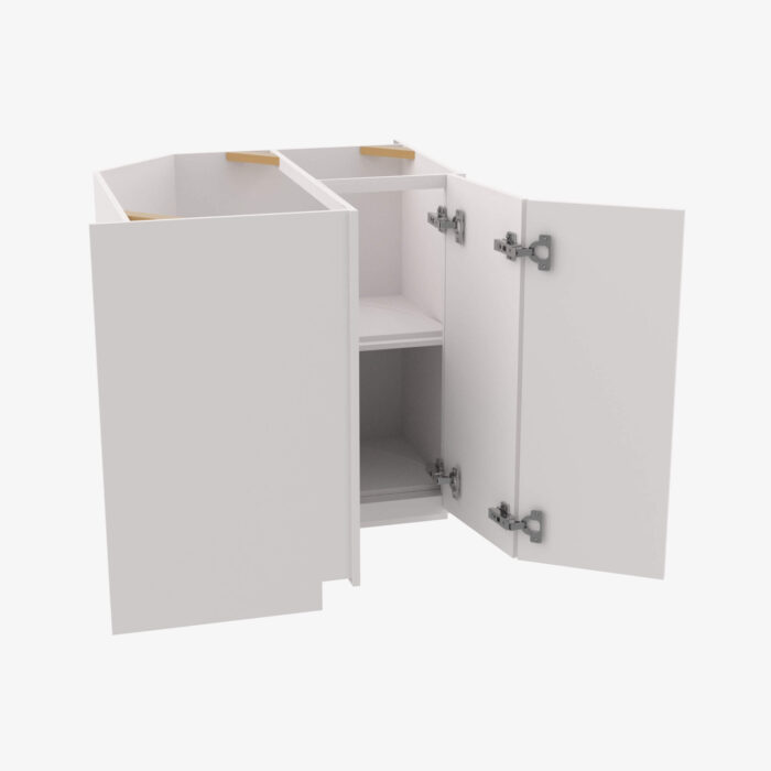 Forevermark AW LS3309 Single Door Cabinets 33 Inch Lazy Susan Cabinets Base Cabinet Ice White Shaker White 33 Inch Cabinet 3