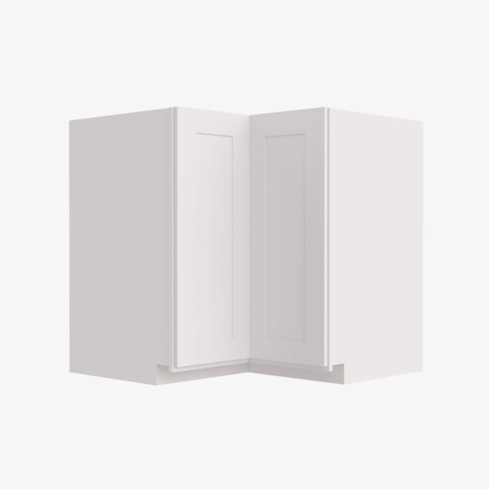 Forevermark AW LS3309 Single Door Cabinets 33 Inch Lazy Susan Cabinets Base Cabinet Ice White Shaker White 33 Inch Cabinet