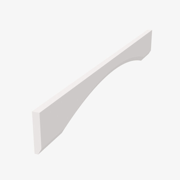 Forevermark AW VAL54S Arch Panel Valance TSG Forevermark Ice White Shaker White 54 Inch Cabinet 2