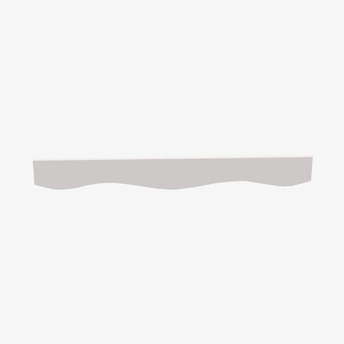 Forevermark AW VAS48 Sculpture Valance TSG Forevermark Ice White Shaker White 48 Inch Cabinet 2