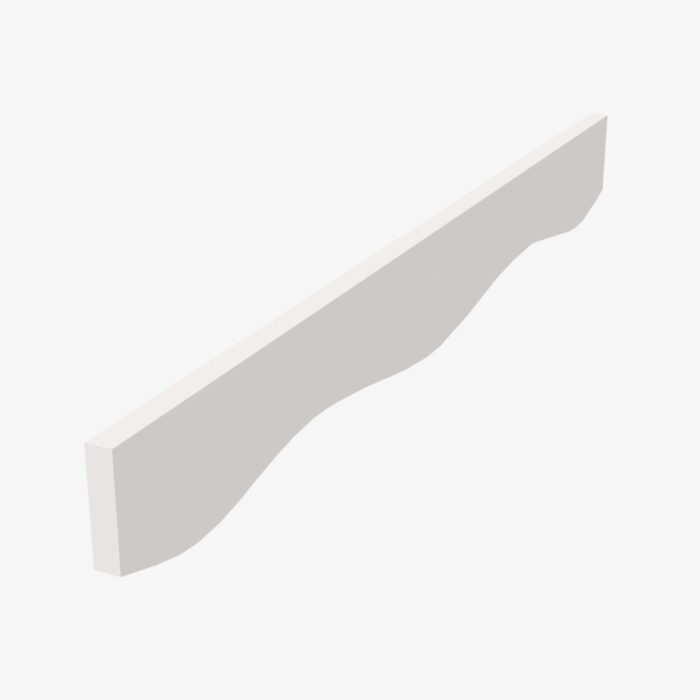 Forevermark AW VAS48 Sculpture Valance TSG Forevermark Ice White Shaker White 48 Inch Cabinet
