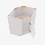Diagonal Corner Sink AZ-BDCF36 Forevermark Champagne Maple Shaker - Image 10