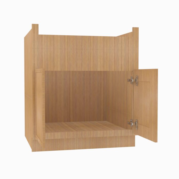 Forevermark PS FSB36B Double Door 36 Inch Farmhouse Sink Base Cabinet Petit Sand Brown 36 Inch Cabinet 4