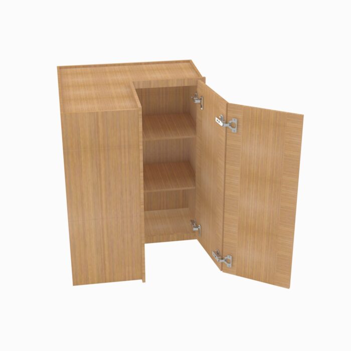 Forevermark PS WSQ2442 24 Inch Easy Reach Wall Corner Cabinet Petit Sand Brown 24 Inch Cabinet