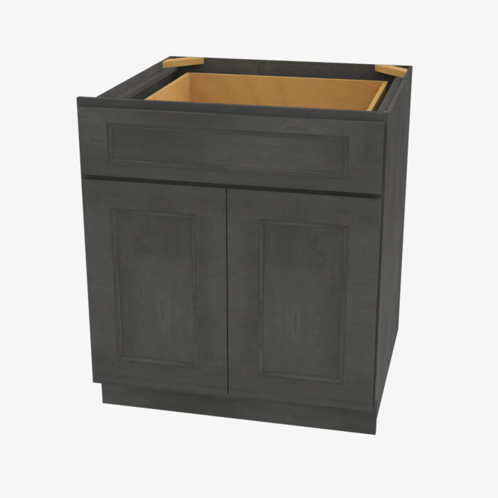 Forevermark TS B24B Double Door 24 Inch Base Cabinet Townsquare Grey Grey 24 Inch Cabinet 6