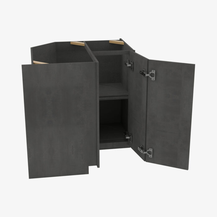 Forevermark TS LS3309 Single Door Cabinets 33 Inch Lazy Susan Cabinets Base Cabinet Townsquare Grey Grey 33 Inch Cabinet 3