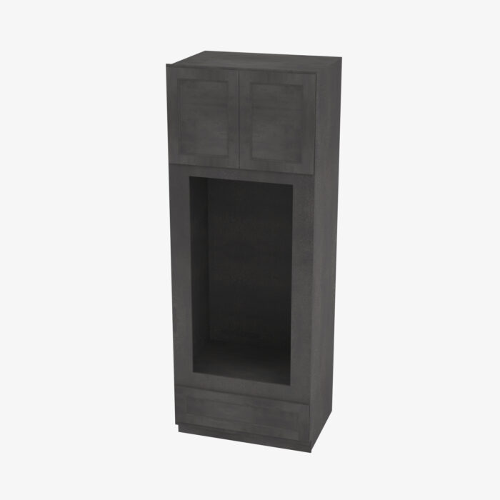 Forevermark TS OM3384B Double Door 33 Inch Tall Double Oven Oven Microwave Cabinet Townsquare Grey Grey 33 Inch Cabinet 2